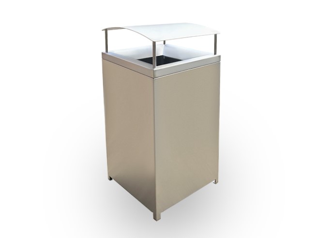 EM224-SS-120-HP Emerdyn Bin Enclosure, full Stainless Steel, Hood and Pins, custom with no perforations.jpg